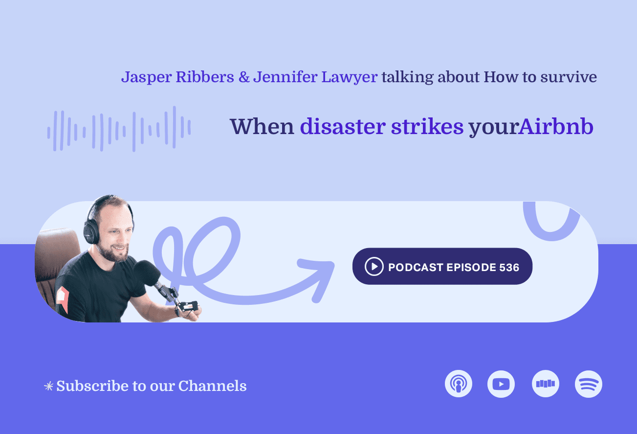 ep 536 when disaster strikes your airbnb podcast cover 1