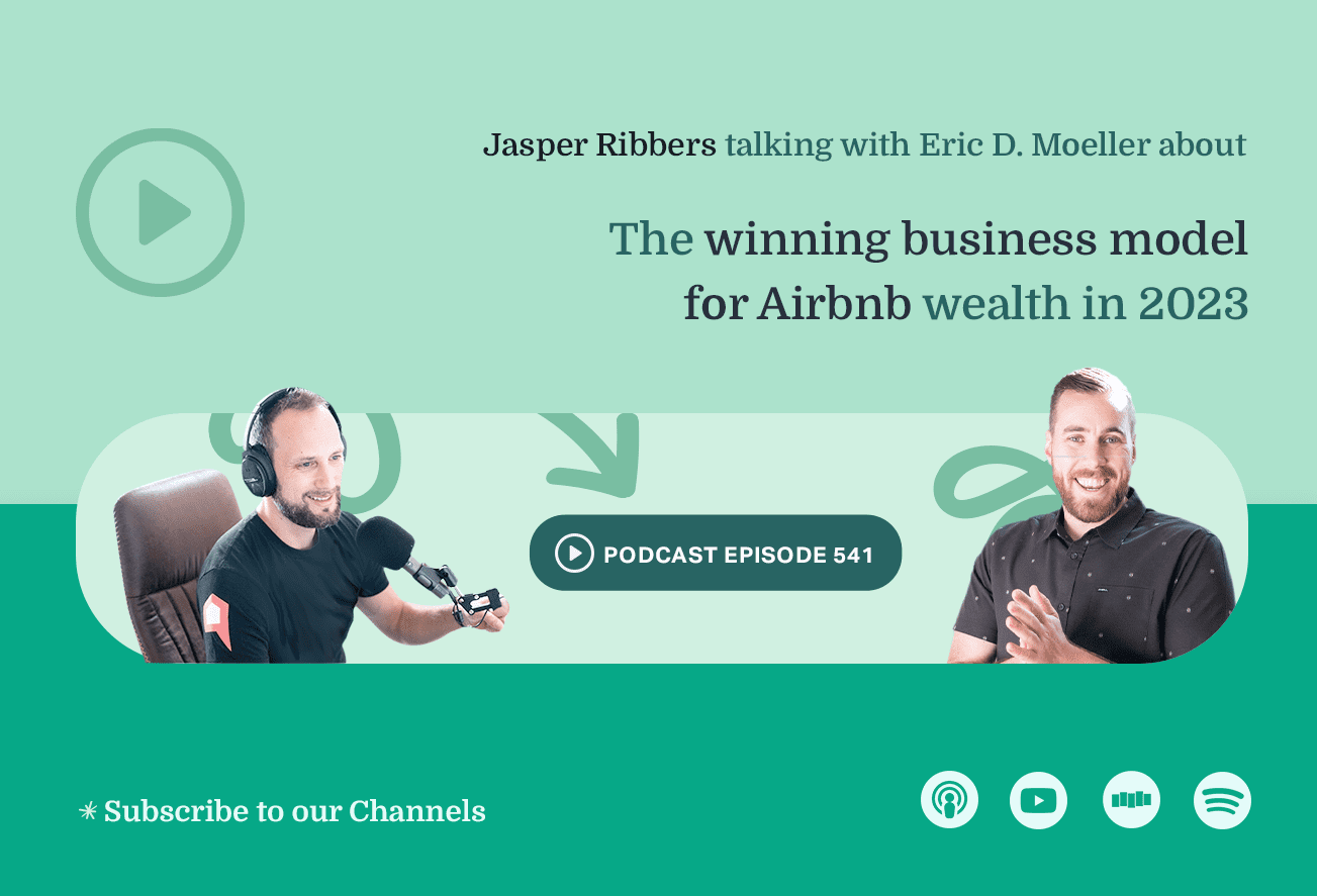 ep 541 the winning business model for Airbnb wealth in 2023 podcast cover 1