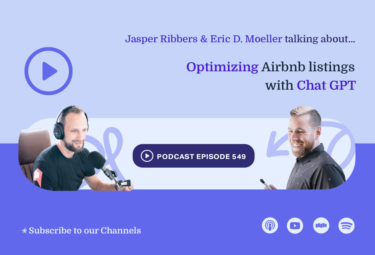 ep 549 optimize your airbnb listings with chat gpt podcast cover 1