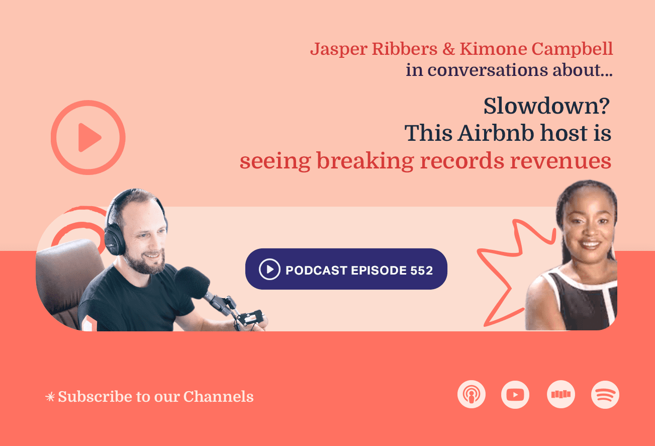 ep 552 slowdown this airbnb host is seeing record breaking revenues podcast cover