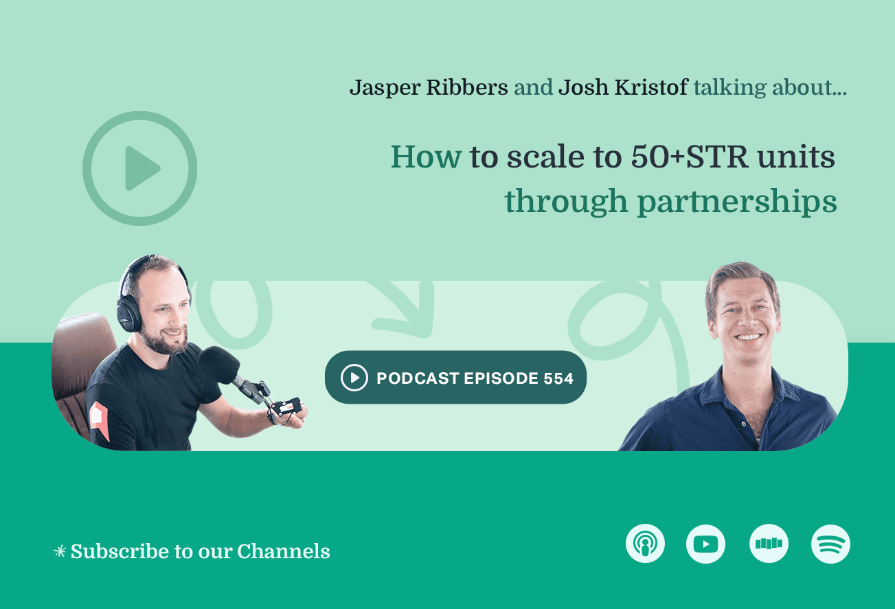 ep 554 how to scale to 50 str units through partnerships podcast cover